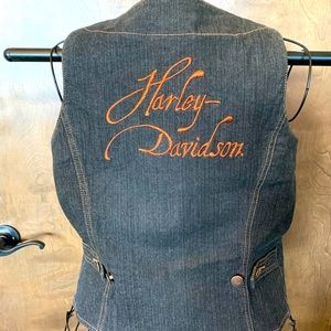 Harley Davidson Ladies Denim Vest